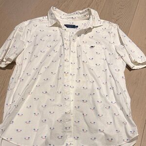 Men's VV Flamingo Print Shirt